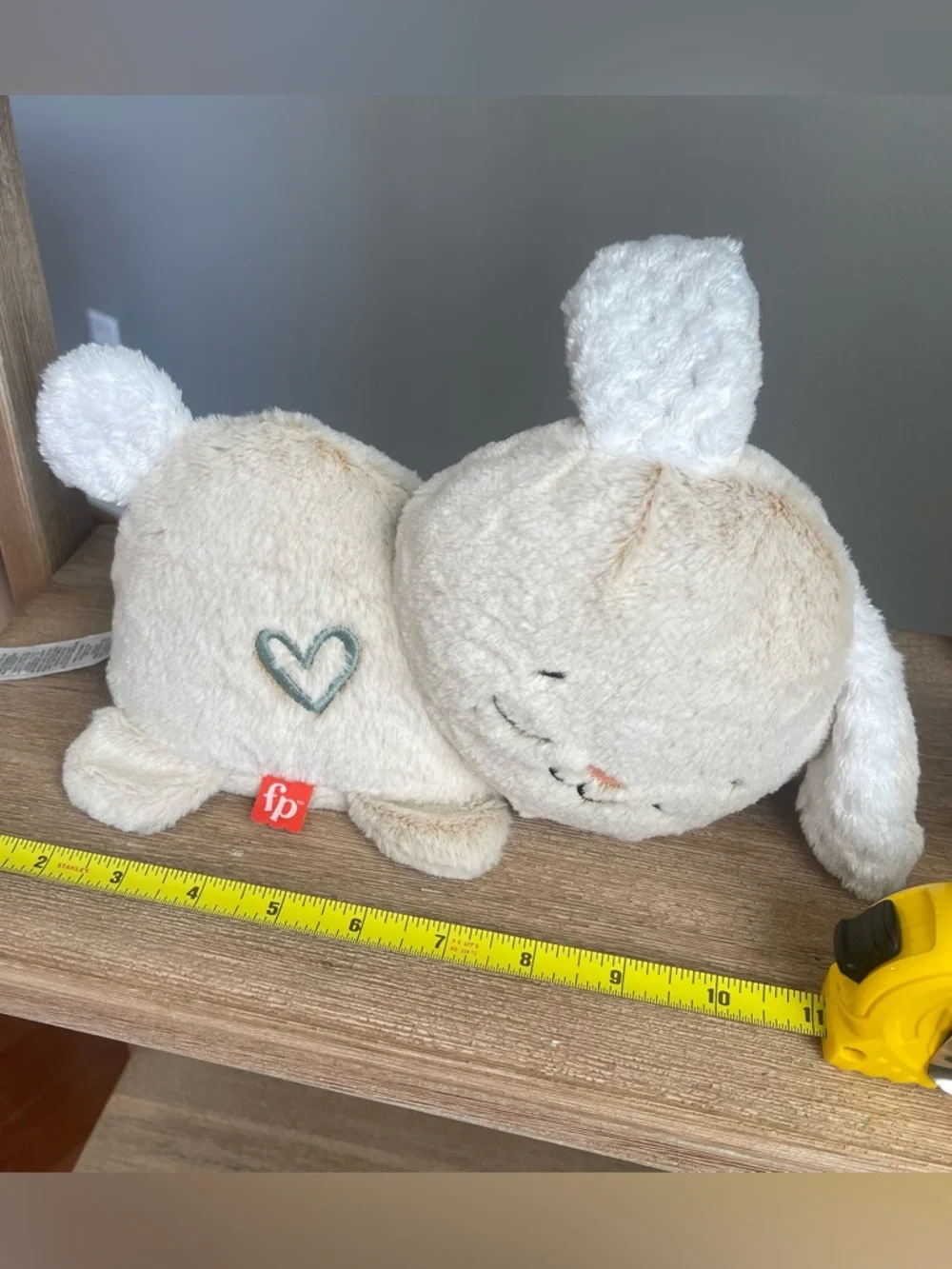 Fisher-Price Soothe & Settle Bunny Baby Sound Machine Plush Toy Music & Motion